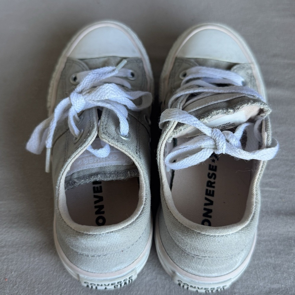 Size 11c - Converse Chuck Taylor All Star Kids Sneakers Gray 660908F - Picture 8 of 8
